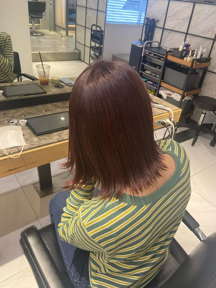 ミディアム カラー APOLLO♡ ＭＩＯのヘアスタイル