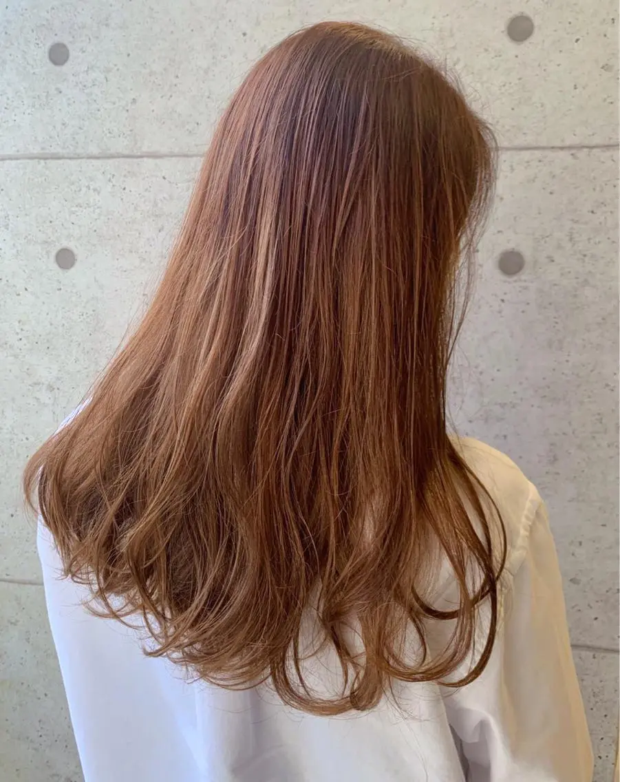 セミロング カラー 中野 竜介のヘアスタイル