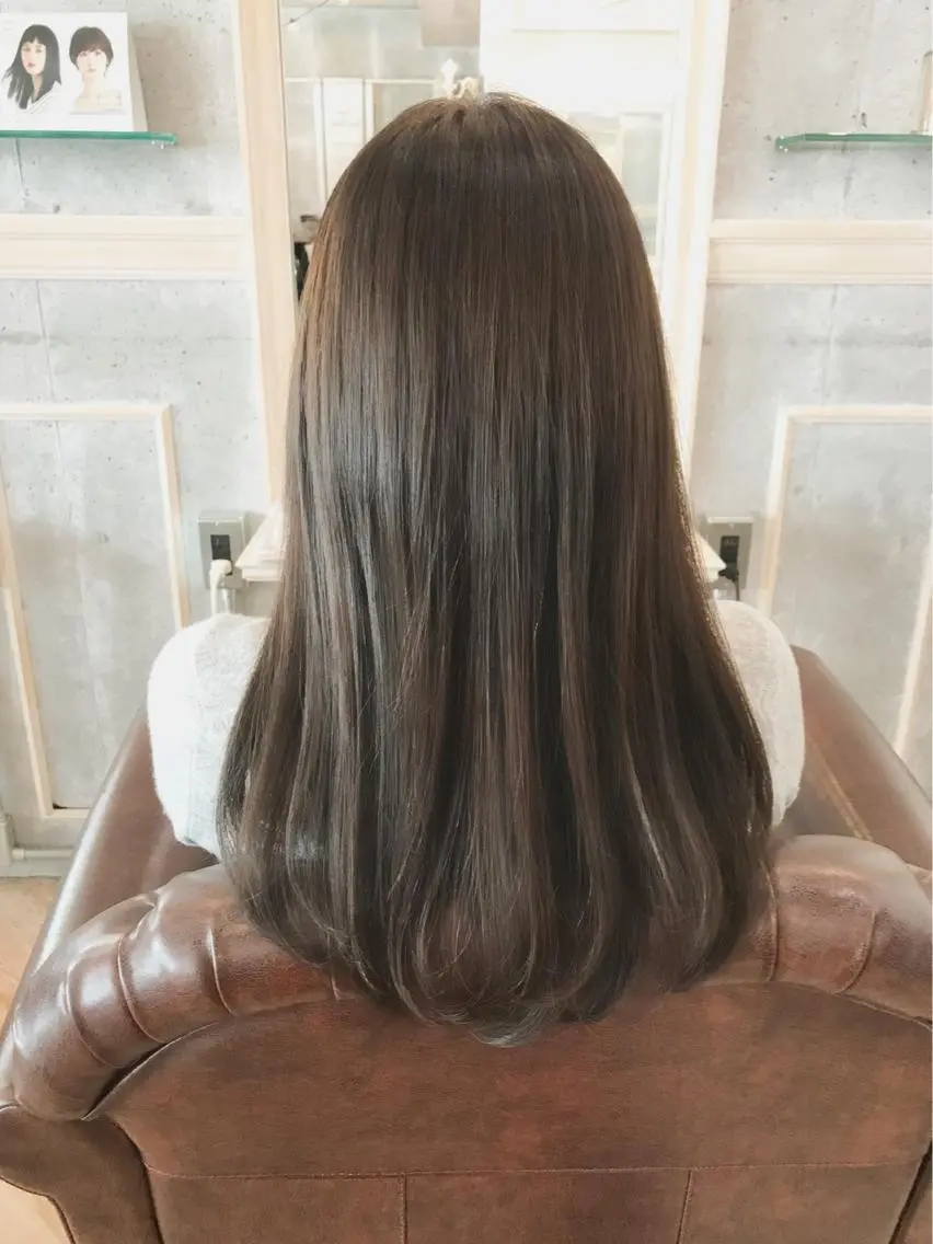 ロング カラー グレージュ トリートメント topstylist 芳賀みなみのヘアスタイル