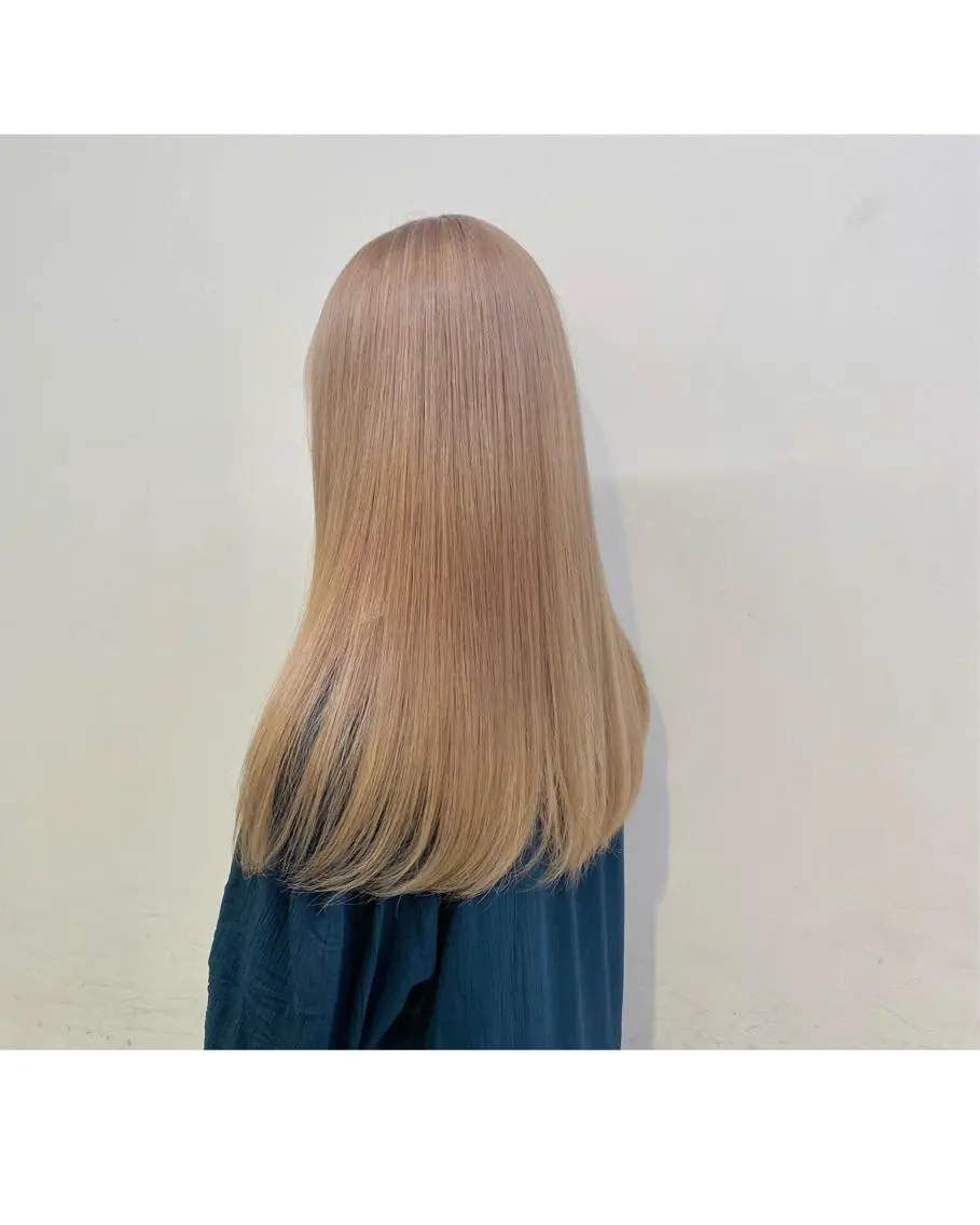 ロング カラー ヘアカラー トリートメント ヘアセット 🪄池袋ハイトーン 🪄ブリーチカラーのヘアスタイル