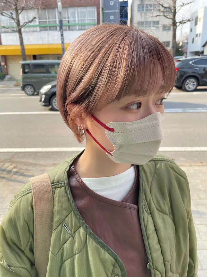 カラー ハイトーンカラー ヘアカラー オノ アカネのヘアスタイル