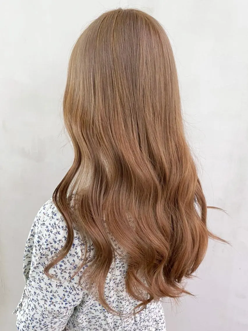 セミロング カラー パーマ ヘアアレンジ ベージュカラー カット ヘアカラー トリートメント ITbyALBUM 藤沢店のヘアスタイル
