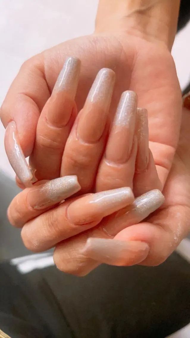 ロング ネイル ハンドネイル 7nail (ϋ)/のネイルデザイン