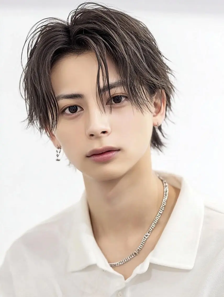 メンズ カット パーマ 祖慶 歩のヘアスタイル