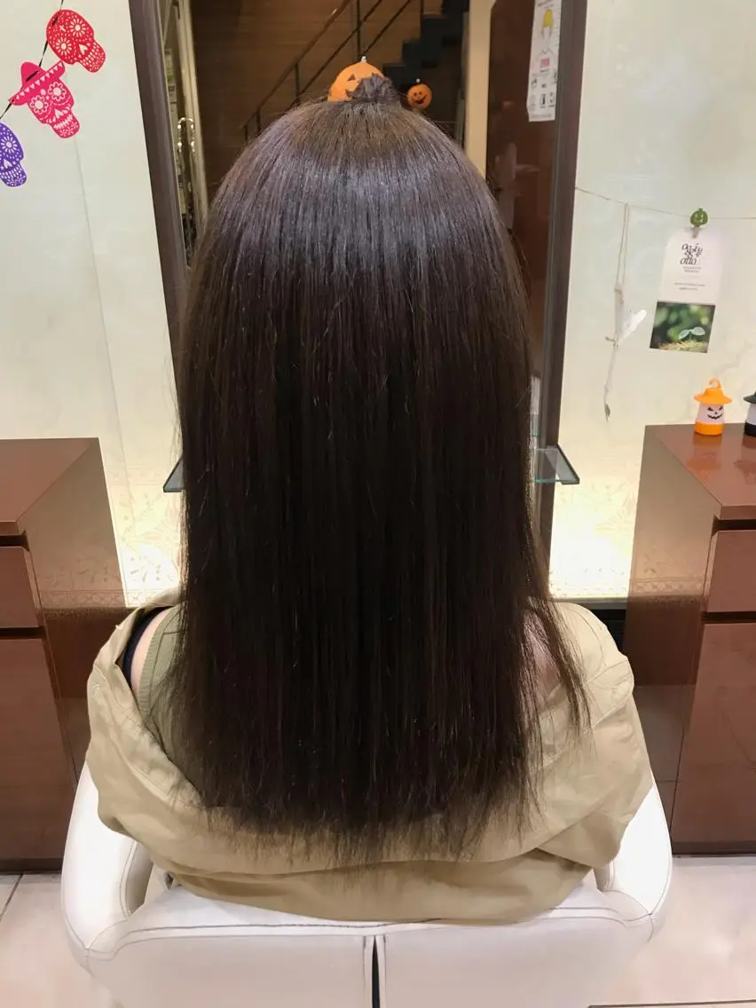 カラー アッシュ 原田 優香のヘアスタイル
