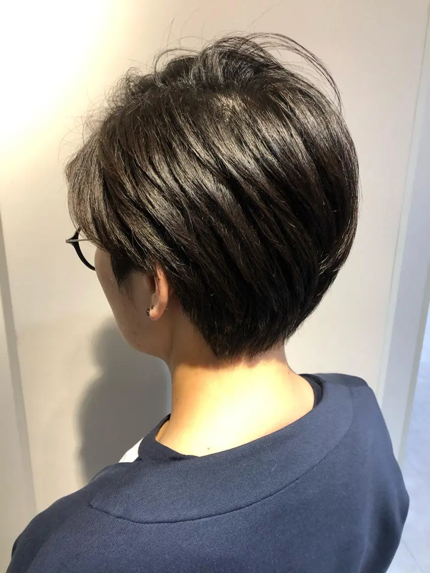 ショート ショートヘア 過去一の柔髪ヘア 🌿einshairのヘアスタイル