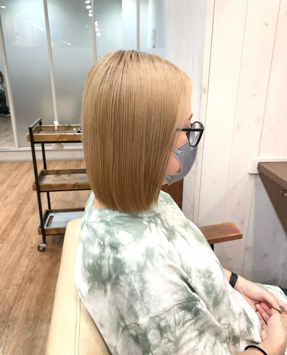 セミロング ボブ ゆうき あすかのヘアスタイル