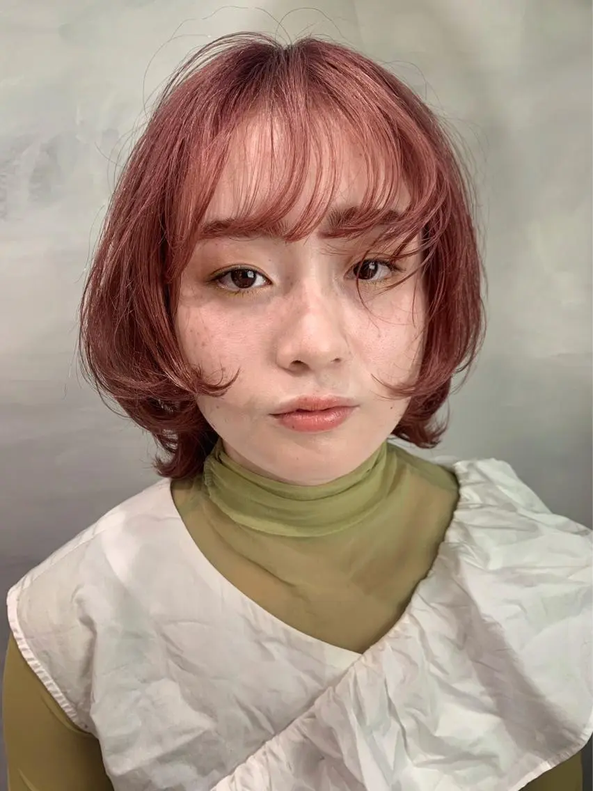 ショート カラー ヘアアレンジ 中川 もえか【明石】のヘアスタイル