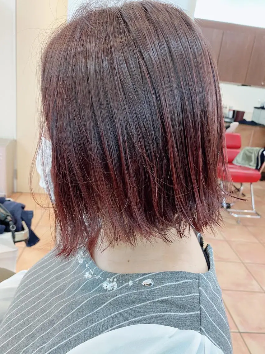 ショート ハイライト カット ヘアカラー カラー特化 横川　翔希のヘアスタイル