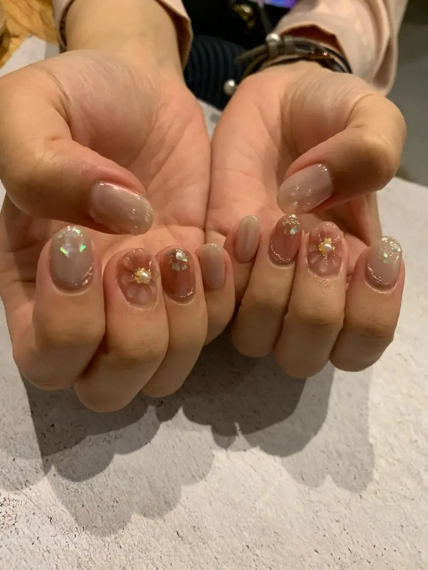 ネイル ハンドネイル Crescent Eye Yukiのネイルデザイン