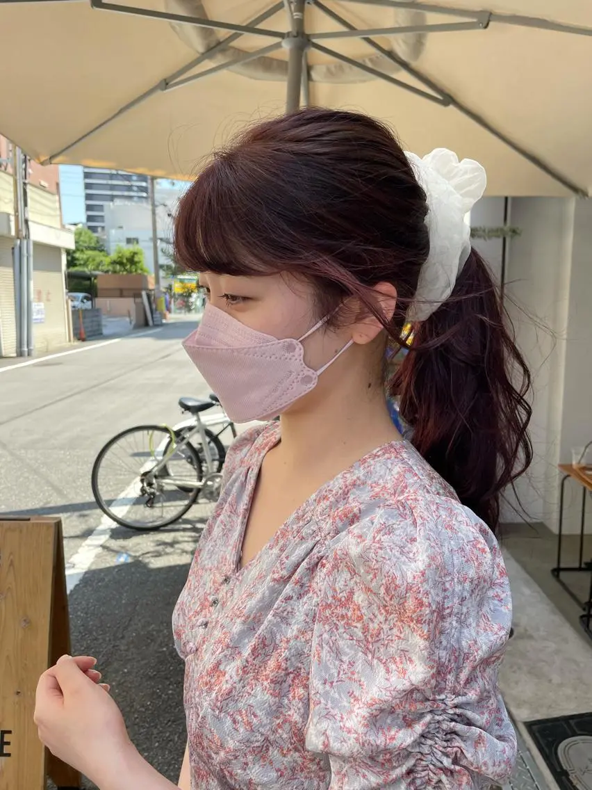 ロング やまさきえりこ ニュアンスパーマのヘアスタイル