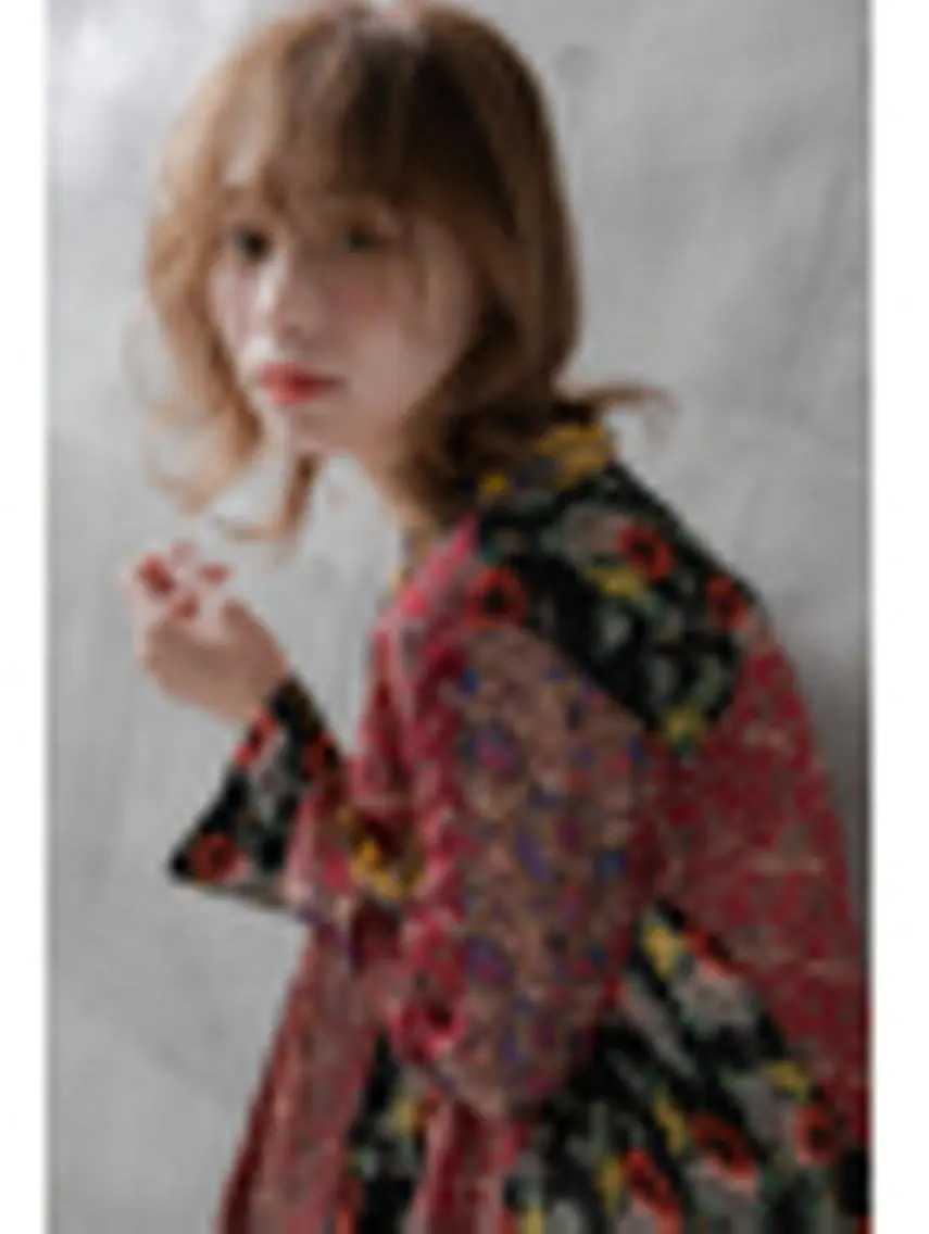 ミディアム カット ヘアカラー macaron宇都宮 柴山凌輔のヘアスタイル