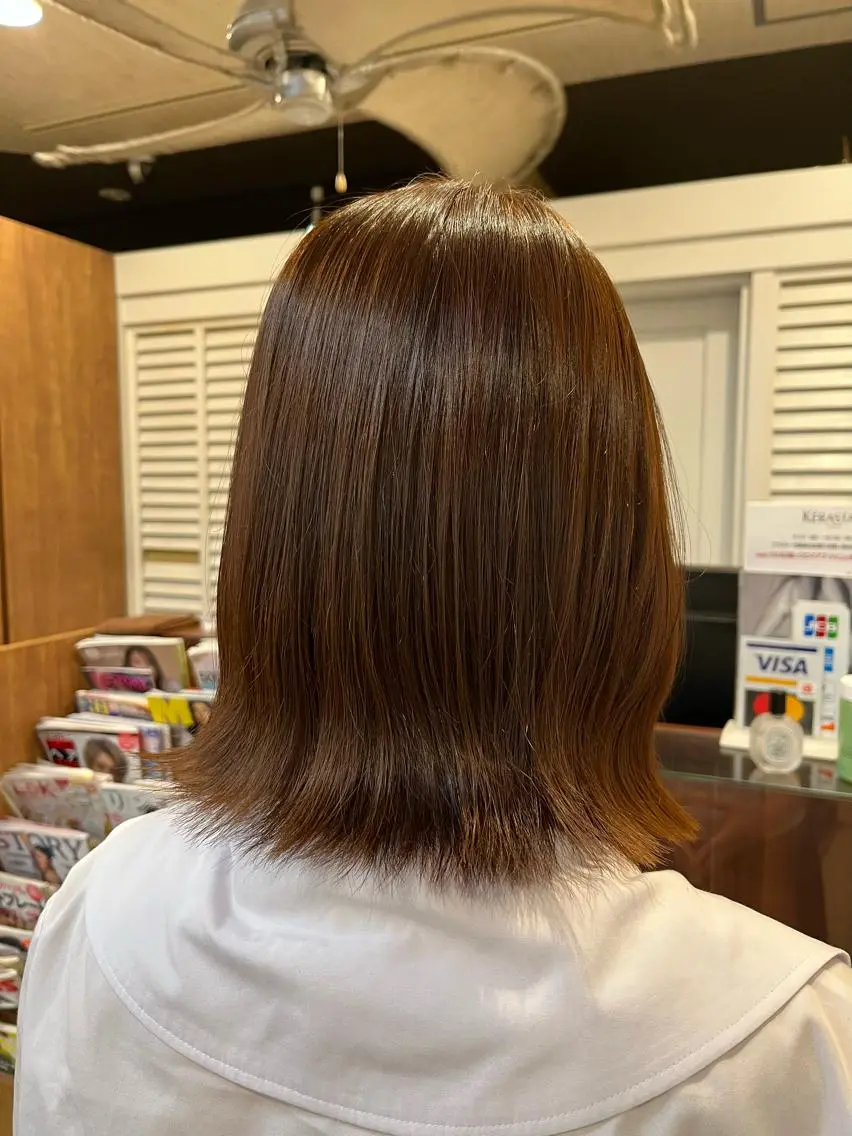 ショート カラー オレンジ NUMBER 天王寺 🌼yuriのヘアスタイル