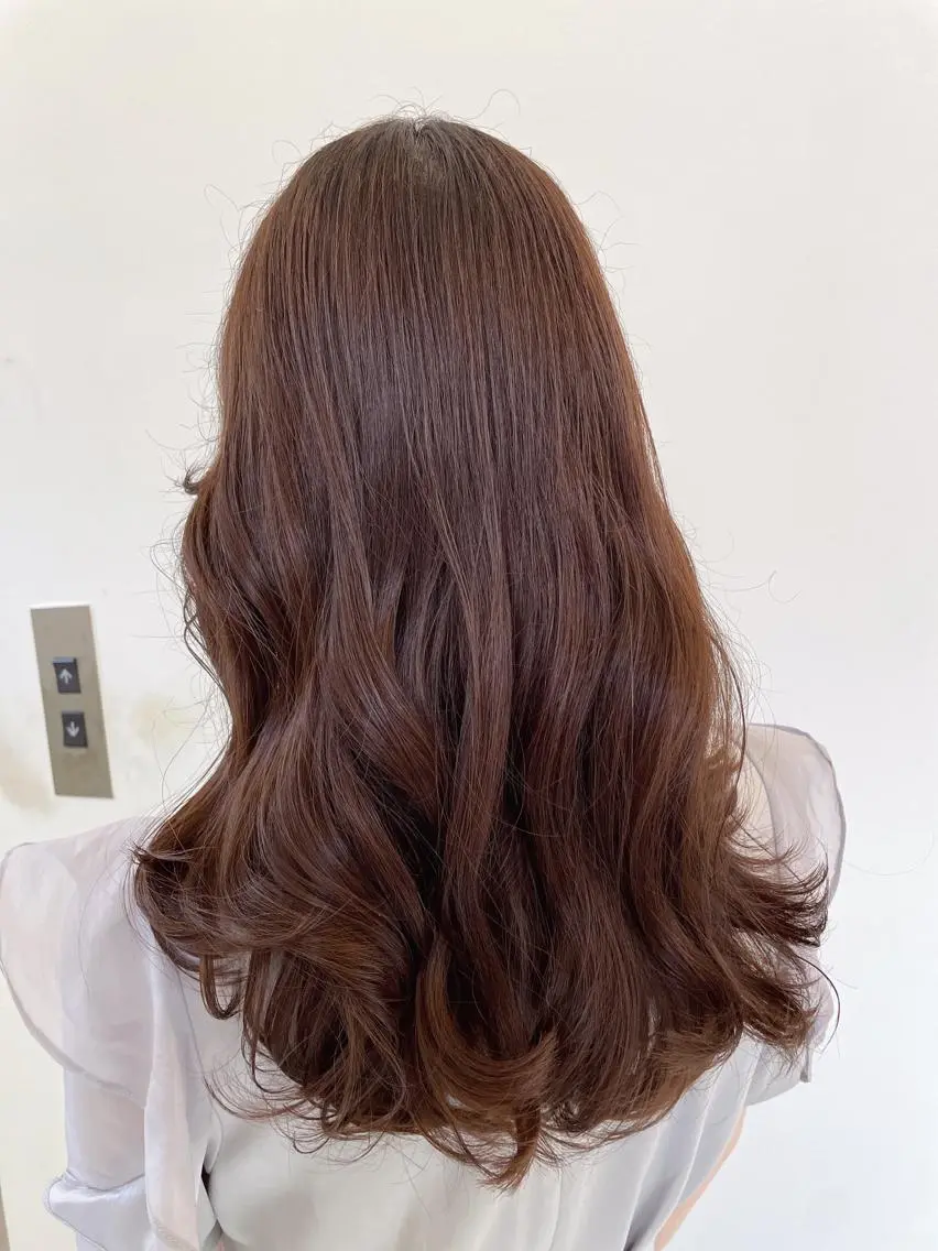 ロング カラー 💘韓国レイヤー上 品カラーruru💘のヘアスタイル
