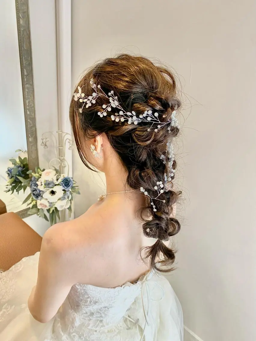 ロング ヘアアレンジ ヘアセット 鈴木 沙羅のマツエク・マツパデザイン