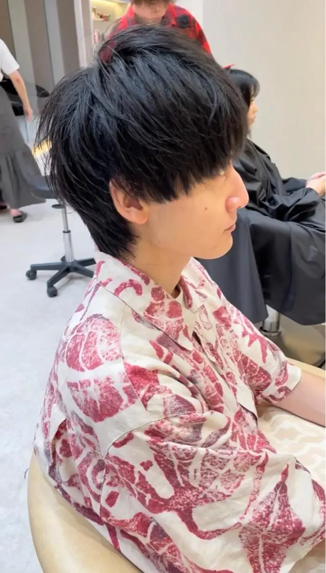 メンズ カット 大人メンズパーマ メンズ特化　萱原大幹のヘアスタイル