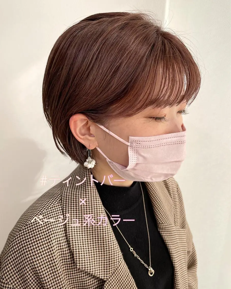 ショート カラー ブリーチ ショートヘア カット ヘアカラー トリートメント ヘッドスパ 過去一の柔髪ヘア 🌿einshairのヘアスタイル