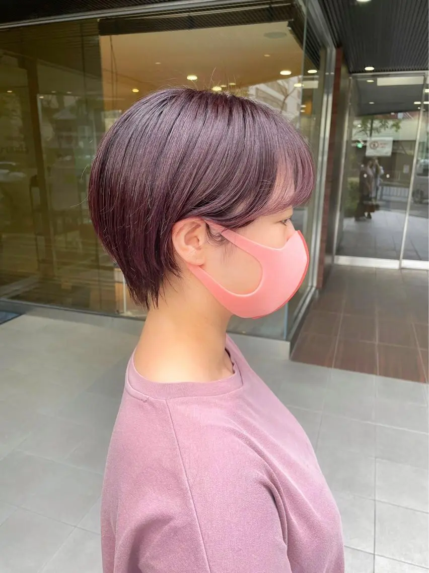 ショート カラー ✨ミニモ指名奈良1位 ✨濱崎のヘアスタイル