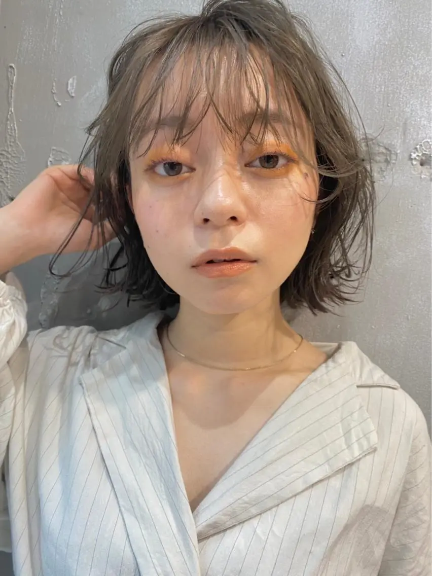 ショート カット ヘアカラー トリートメント 圧倒的な質感🧡 髪質改善/丸山晴菜のヘアスタイル