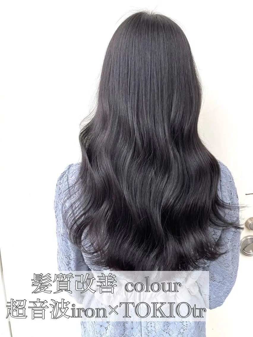 ロング カラー パーマ ヘアアレンジ アディクシーカラー アッシュ バレイヤージュ ブリーチ ケアブリーチ カット ヘアカラー トリートメント Zina福岡天神🪞 髪質改善🪞レイヤーのヘアスタイル