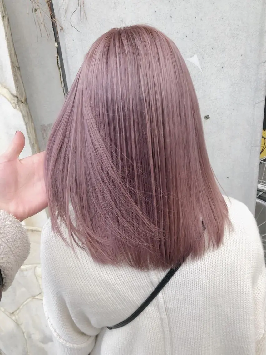 ミディアム カラー アッシュ アッシュグレー ベージュカラー 黒髪 ブリーチ ヘアカラー トリートメント ヘアセット ブリーチなしカラー/ 髪質改善　　佐藤 豪のヘアスタイル