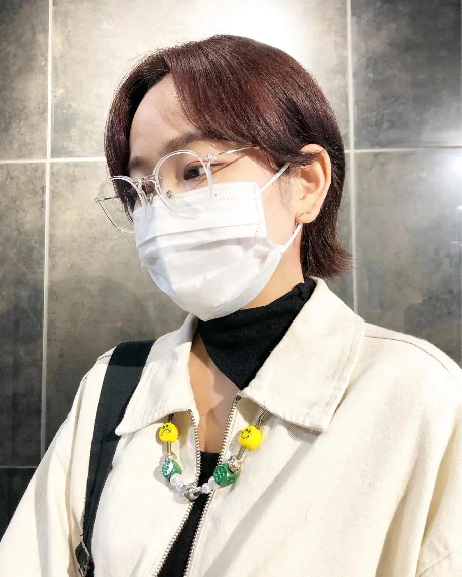 ショート カラー ヘアアレンジ ボブ 伸ばしかけ ショートヘア カット ヘアカラー トリートメント メンズ特化✂️栗原 侑也のヘアスタイル