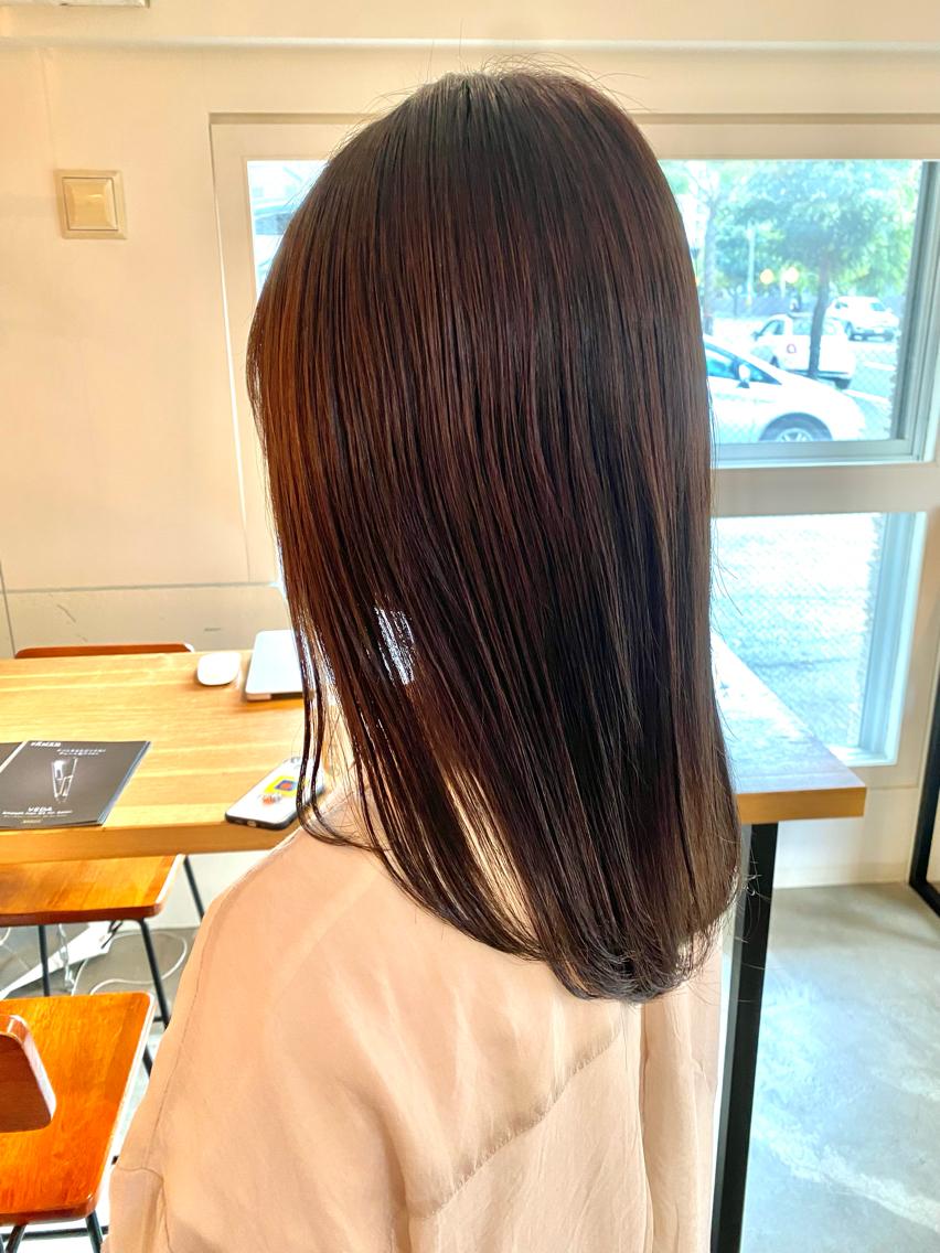 ロング 縮毛矯正 似合わせが得意 村松慧汰のヘアスタイル