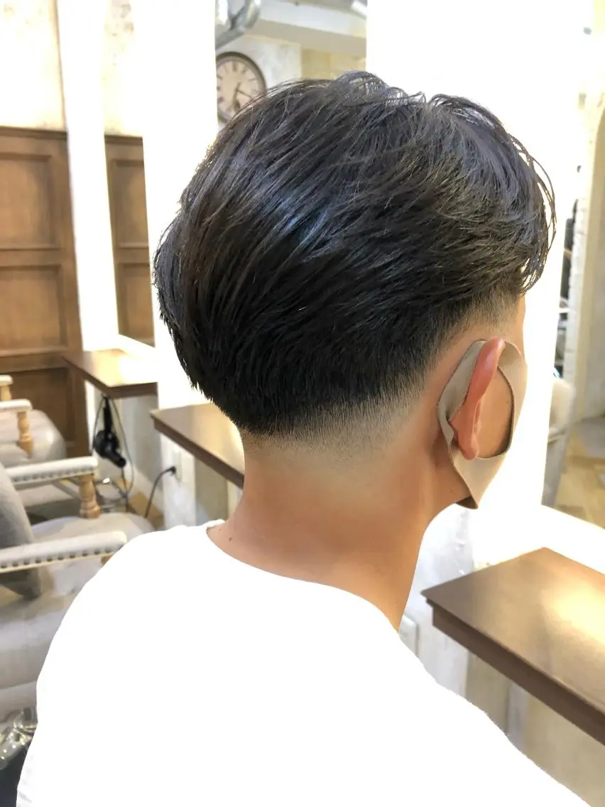 ショート メンズ フェードカット スキンフェード 鷺沼駅徒歩1分 キシタクのヘアスタイル