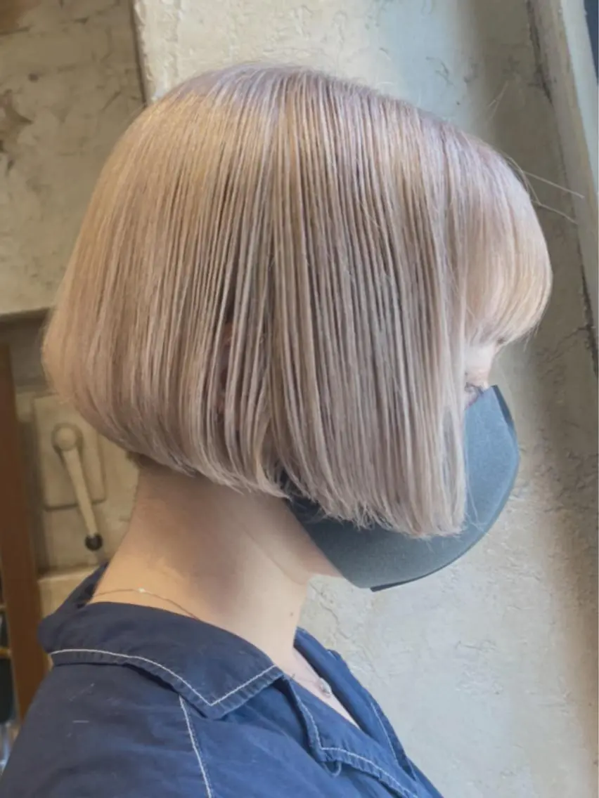 ショート ボブ マンツーマン 美容師💚コウブチのヘアスタイル