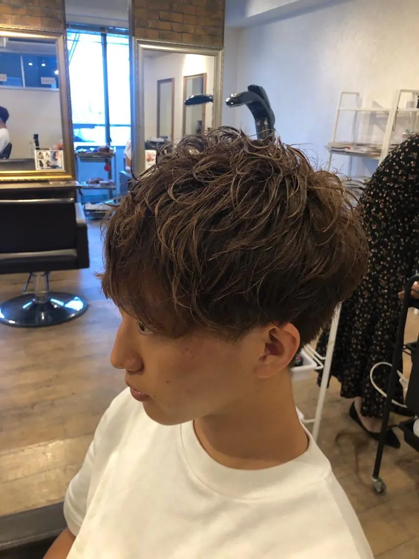ショート パーマ メンズ 美髪・艶髪特化美容師 RYOJIのヘアスタイル
