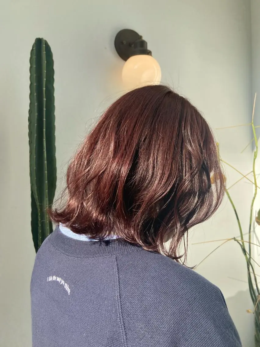 ミディアム カラー なかむら ゆきのヘアスタイル