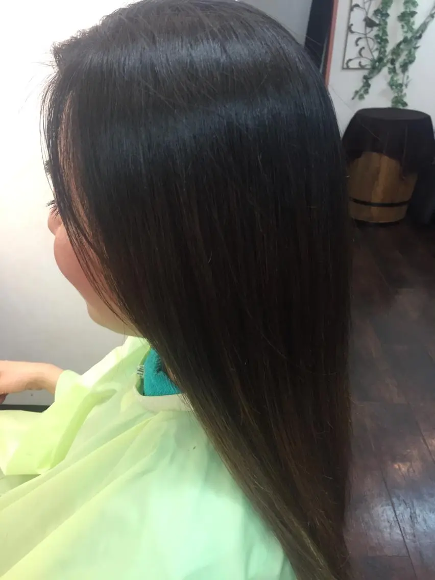 ロング パーマ 桧山 真のヘアスタイル