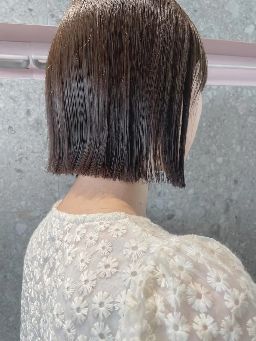 ショート カラー カット ヘアカラー トリートメント 山下 千明のヘアスタイル