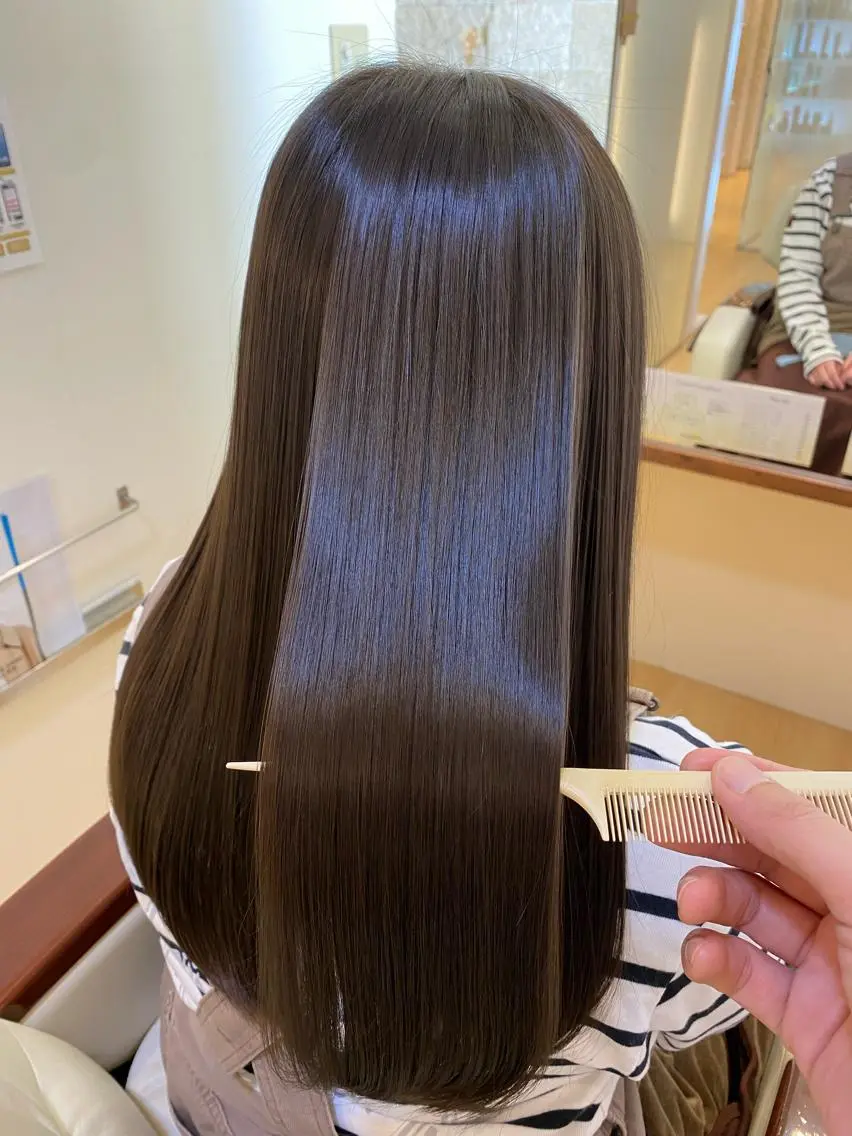 セミロング トリートメント 酸熱トリートメント トリートメント 『髪質改善』服部 隆志のヘアスタイル