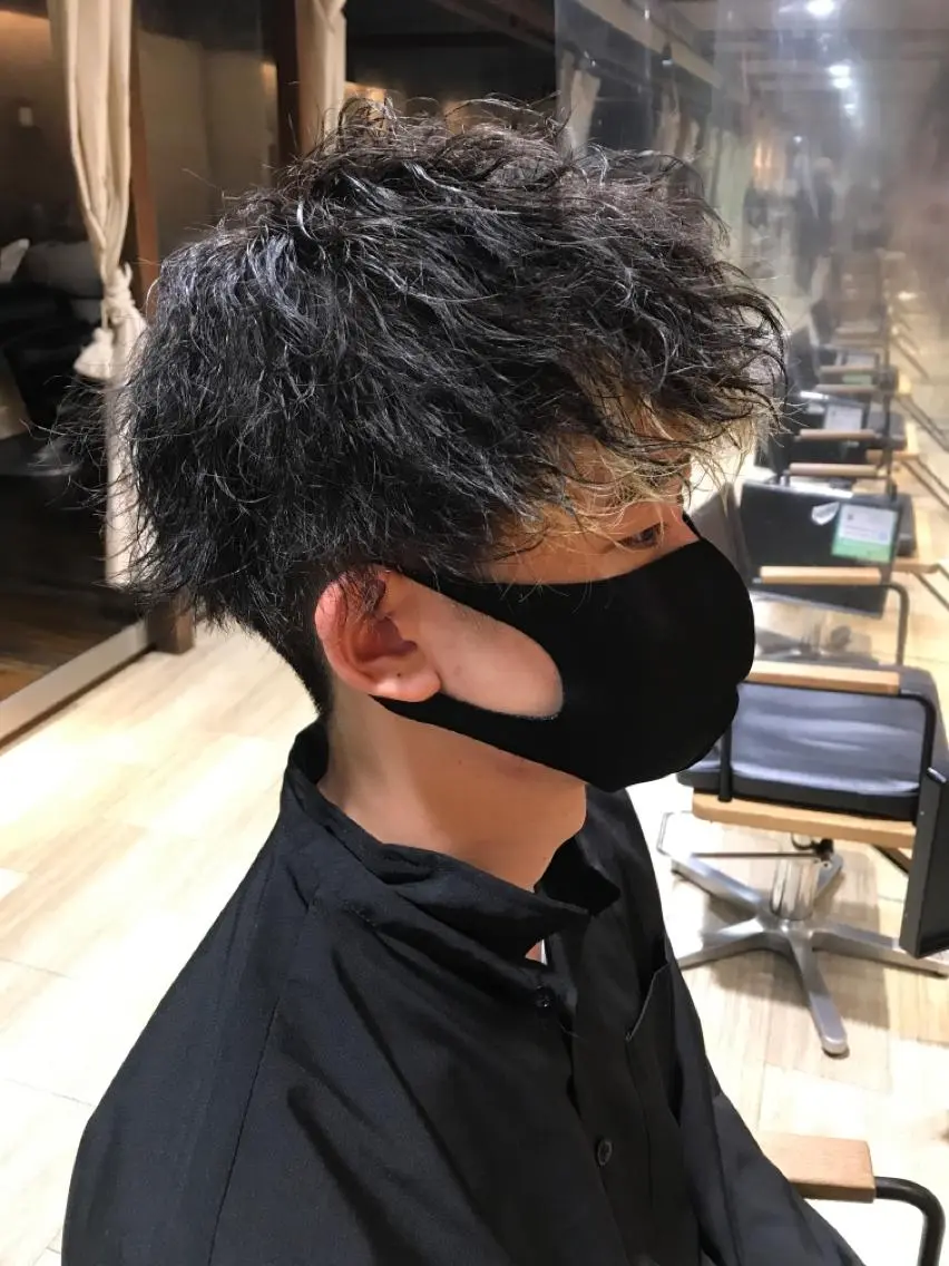 カラー パーマ メンズ なりたいを叶える /町野 朝哉のヘアスタイル