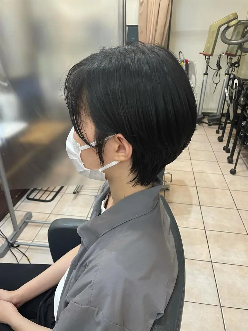 ショート ショートヘア カット FRAME ASUKAのヘアスタイル