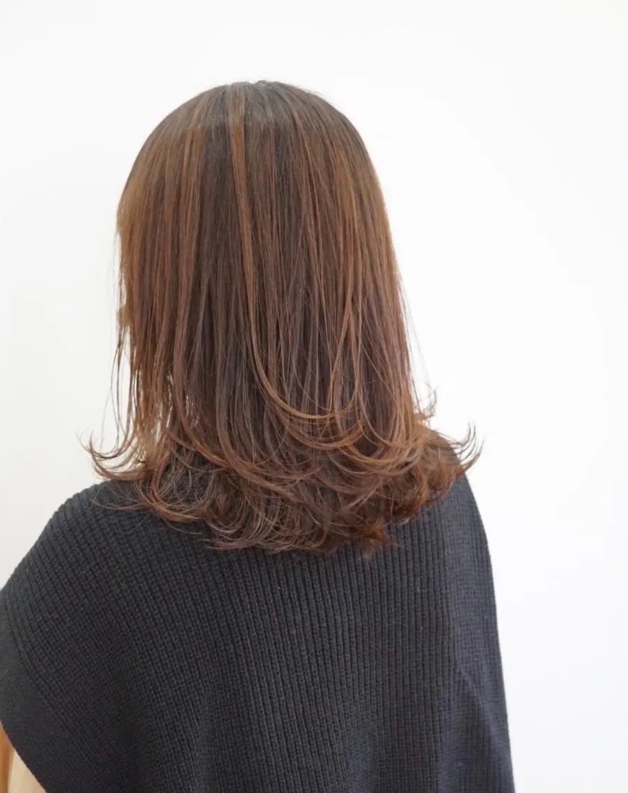 カラー もろ/ショート/ 透明感カラーのヘアスタイル