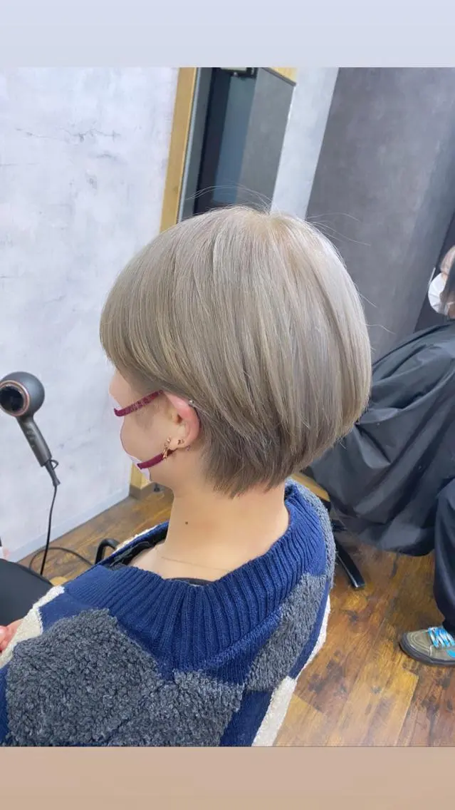 ショート カラー 髪質改善/レイヤー カット手塚奨のヘアスタイル