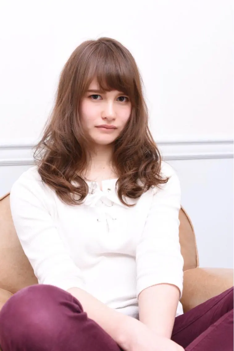 セミロング 中村 瑛秀のヘアスタイル
