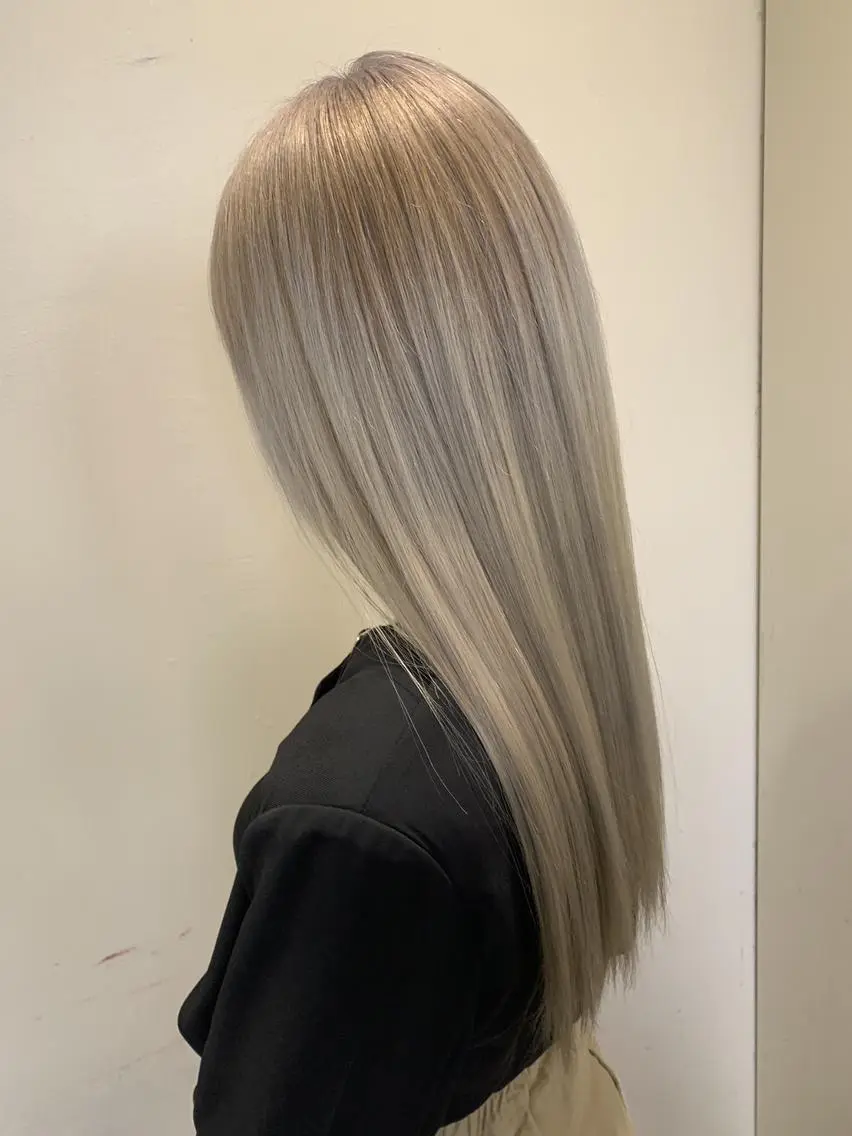 ロング 縮毛矯正 トリートメント 当日予約で8800円 縮毛矯正特化』栄のヘアスタイル