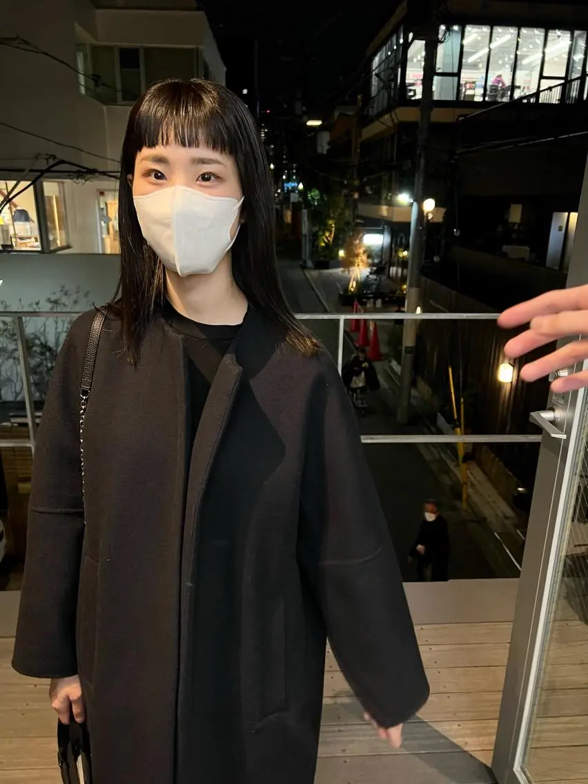 ミディアム オン眉 カット sakoda shunkiのヘアスタイル