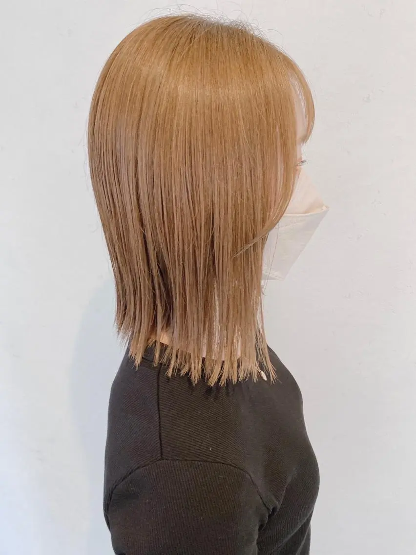 ミディアム カラー 伊藤 さやかのヘアスタイル