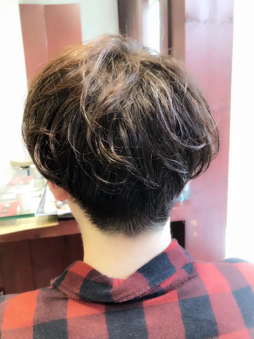 ショート パーマ ショートヘア 星 沙織のヘアスタイル