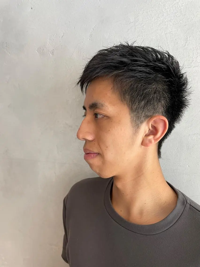 ショート メンズ ショートヘア 骨格補正カット✂︎ 🌟菅野陽介🌟のヘアスタイル