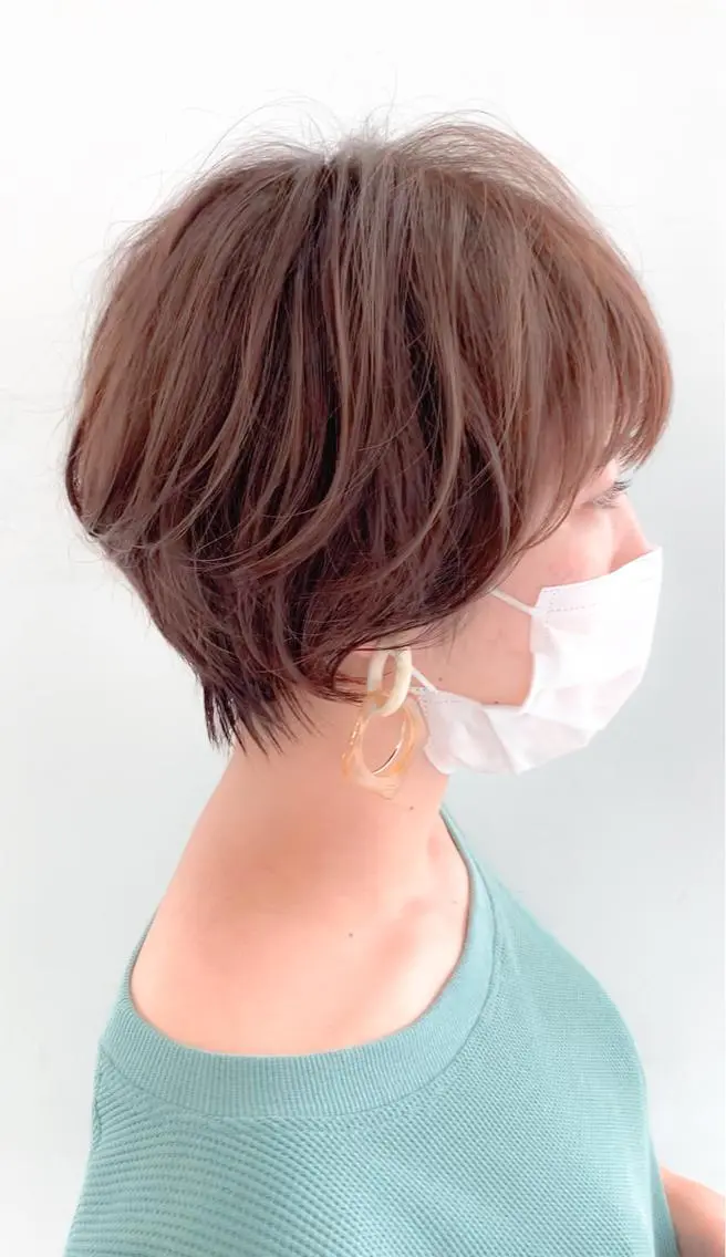 ショート カット ヘアカラー ✨関西No1✨ 春木淳也のヘアスタイル