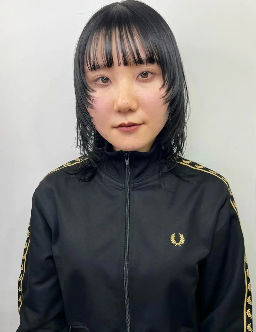 ミディアム 【ロングウルフカット 姫カット】伊藤裕哉のヘアスタイル
