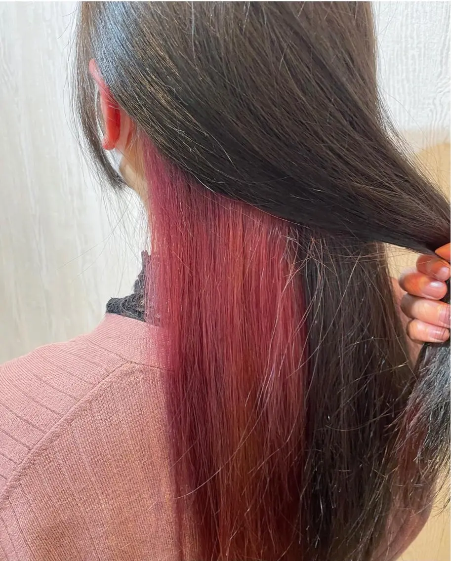 ミディアム カラー ヘアアレンジ HUENEST アカデミーサロンのヘアスタイル