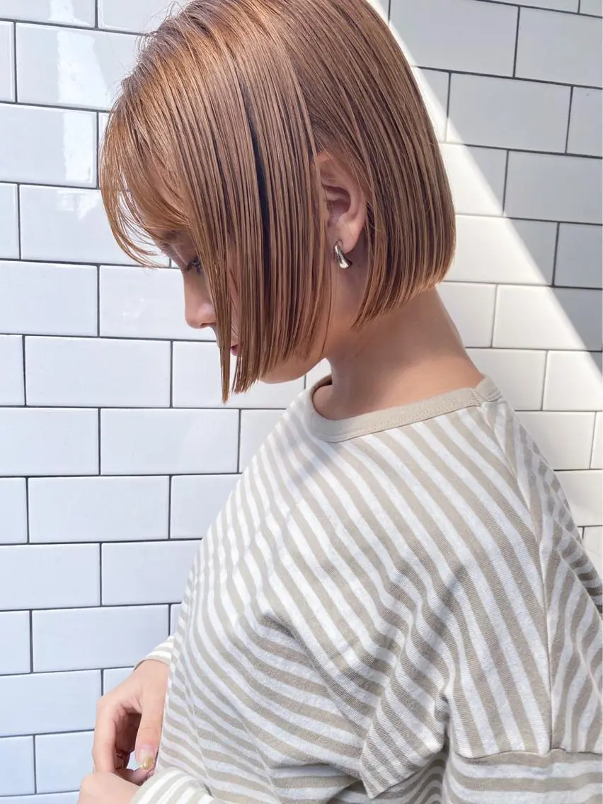 ショート カラー ヘアアレンジ 貴方以上に貴方の髪を 想う🌕野口昴夢のヘアスタイル