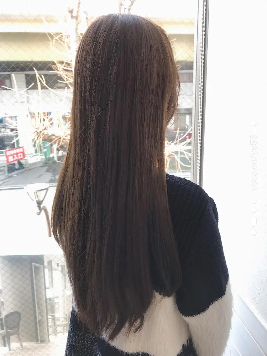 ロング カラー ベージュカラー ヘアカラー 柴田 祐輔のヘアスタイル