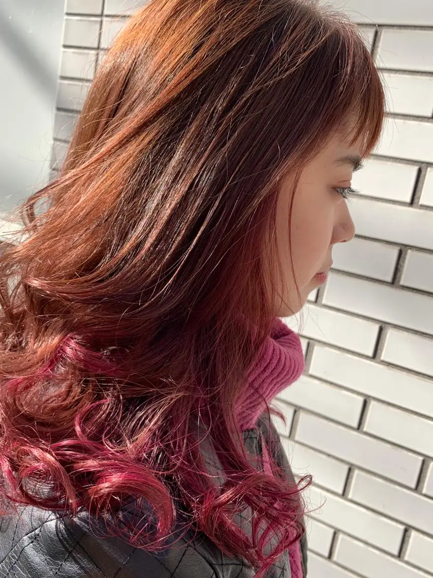 カラー インナーカラー ヘアカラー トリートメント 藤森 希美のヘアスタイル
